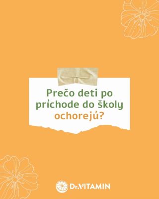Prečo deti v škole ochorejú? 😲👀 #supplements #health #zdravie #school #children #imunita