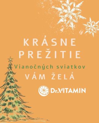 Šťastné prežitie vianočných sviatkov vám praje celý tím Dr.Vitamin 🧡🎄